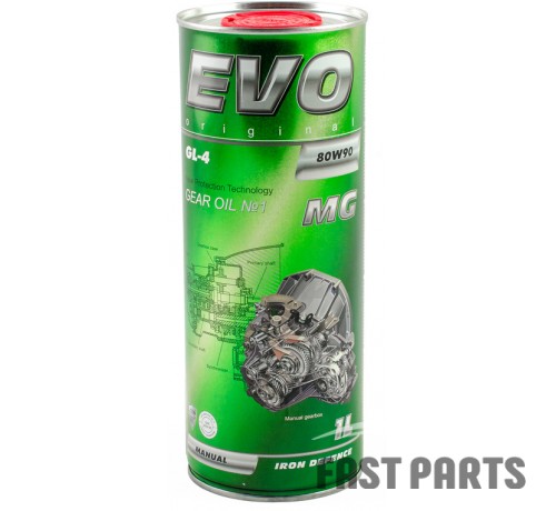 Трансмиссионное масло EVO MG 80W-90 GL-4 Manual 1L